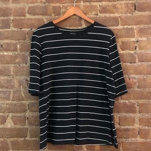 Black & White Striped Top